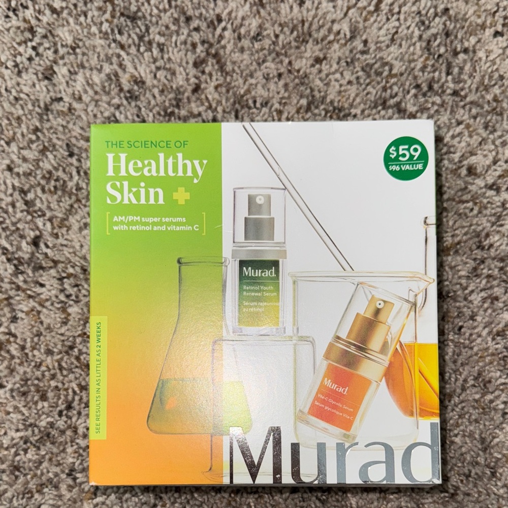 Murad AM/PM Super Serums - Green and Orange Packaging